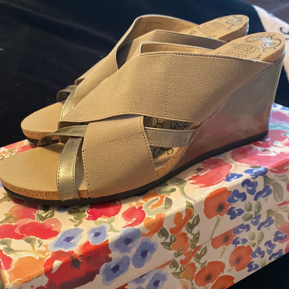 New womens Mootsies Tootsies Slip on wedge - Picture 1 of 5